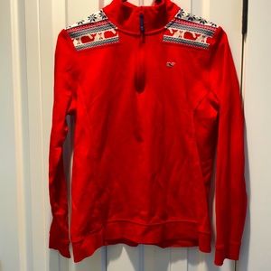 Vineyard Vines Quarter Holiday Zip